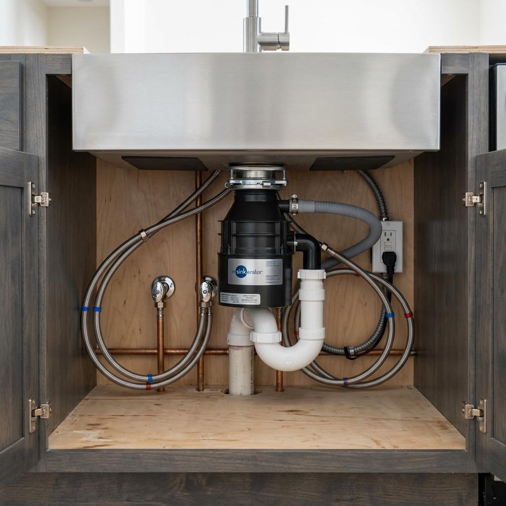 Küche: Wasseranschlüsse verlegen