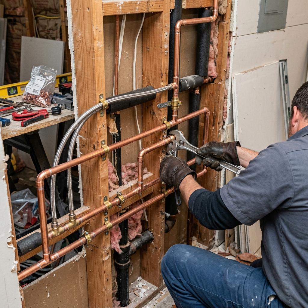 Rohrleitungen erneuern im Altbau
